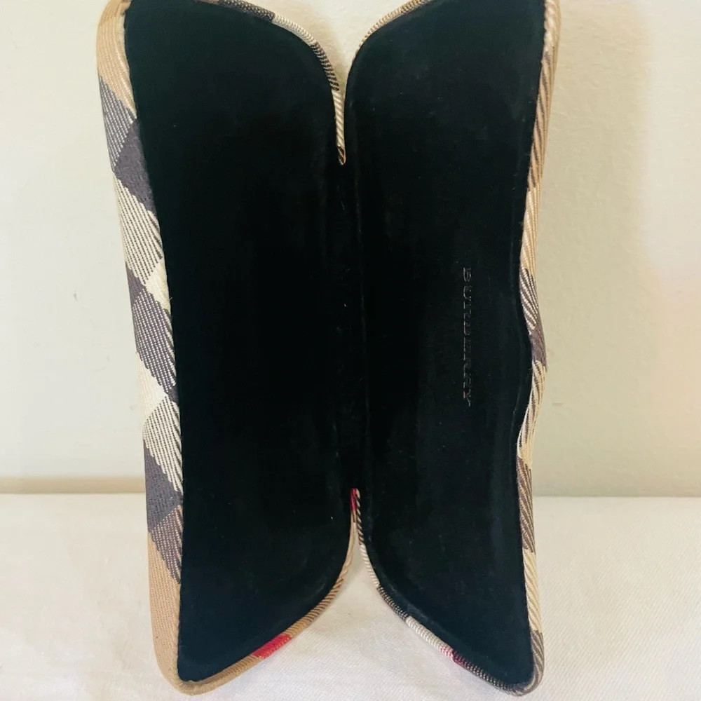 BURBERRY NOVA CHECK FABRIC EYEGLASS CASE